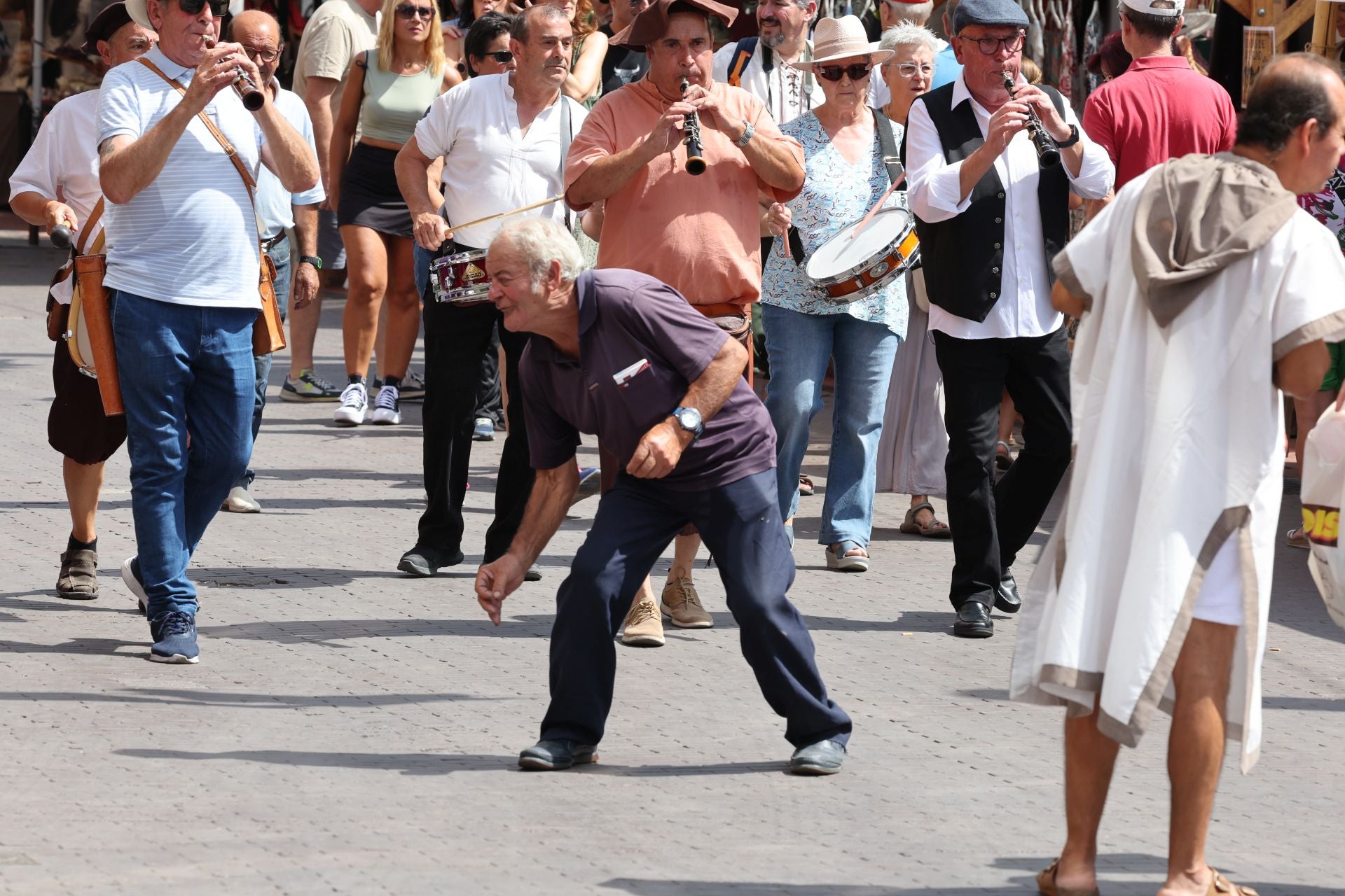 Ambiente en la Feria Renacentista de Medina del Campo este sábado