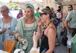 Ambiente en la Feria Renacentista de Medina del Campo este sábado