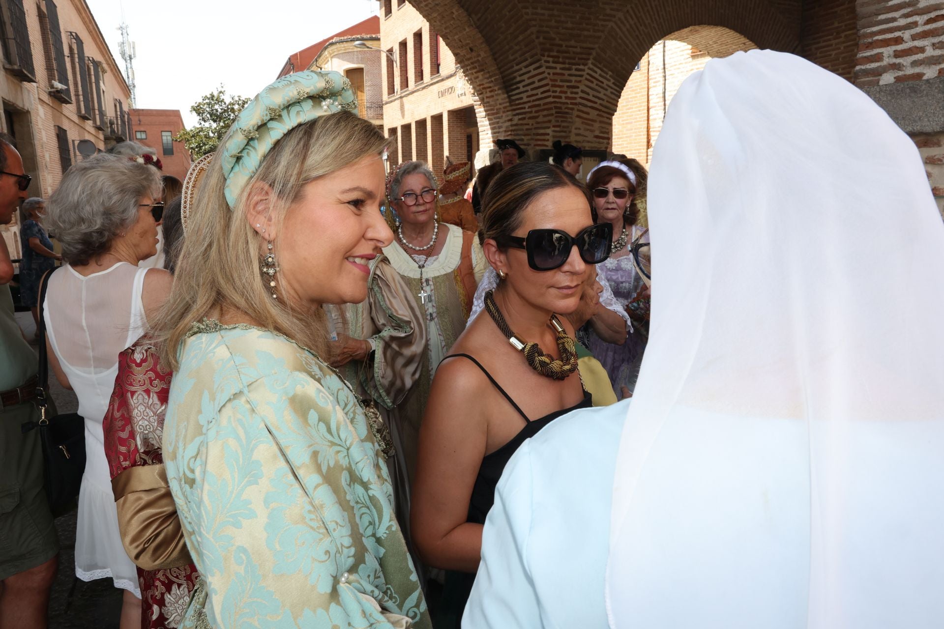 Ambiente en la Feria Renacentista de Medina del Campo este sábado