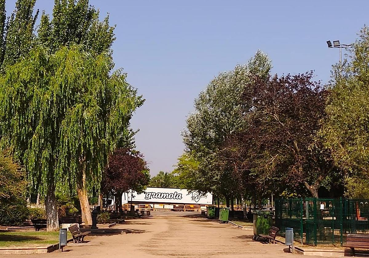 La plaza donde tocaba la orquesta Gramola.