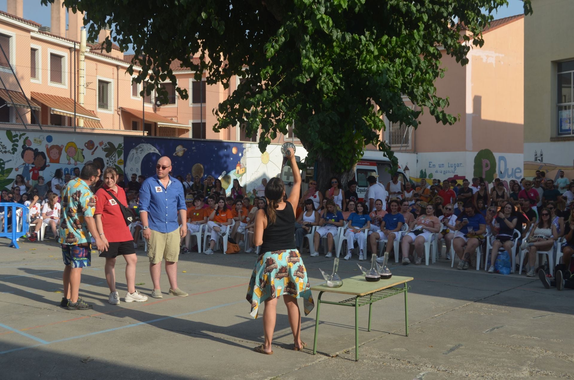Las imágenes de la celebración de VI concurso de habilidad con el porrón de Tudela de Duero