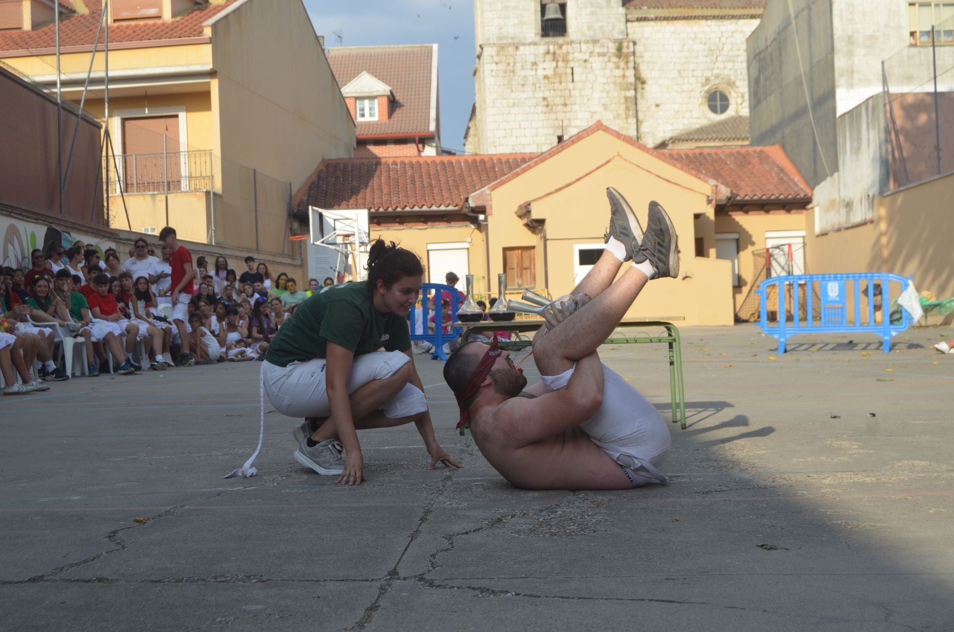 Las imágenes de la celebración de VI concurso de habilidad con el porrón de Tudela de Duero