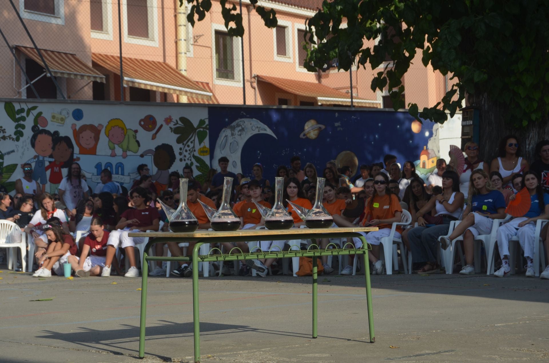 Las imágenes de la celebración de VI concurso de habilidad con el porrón de Tudela de Duero