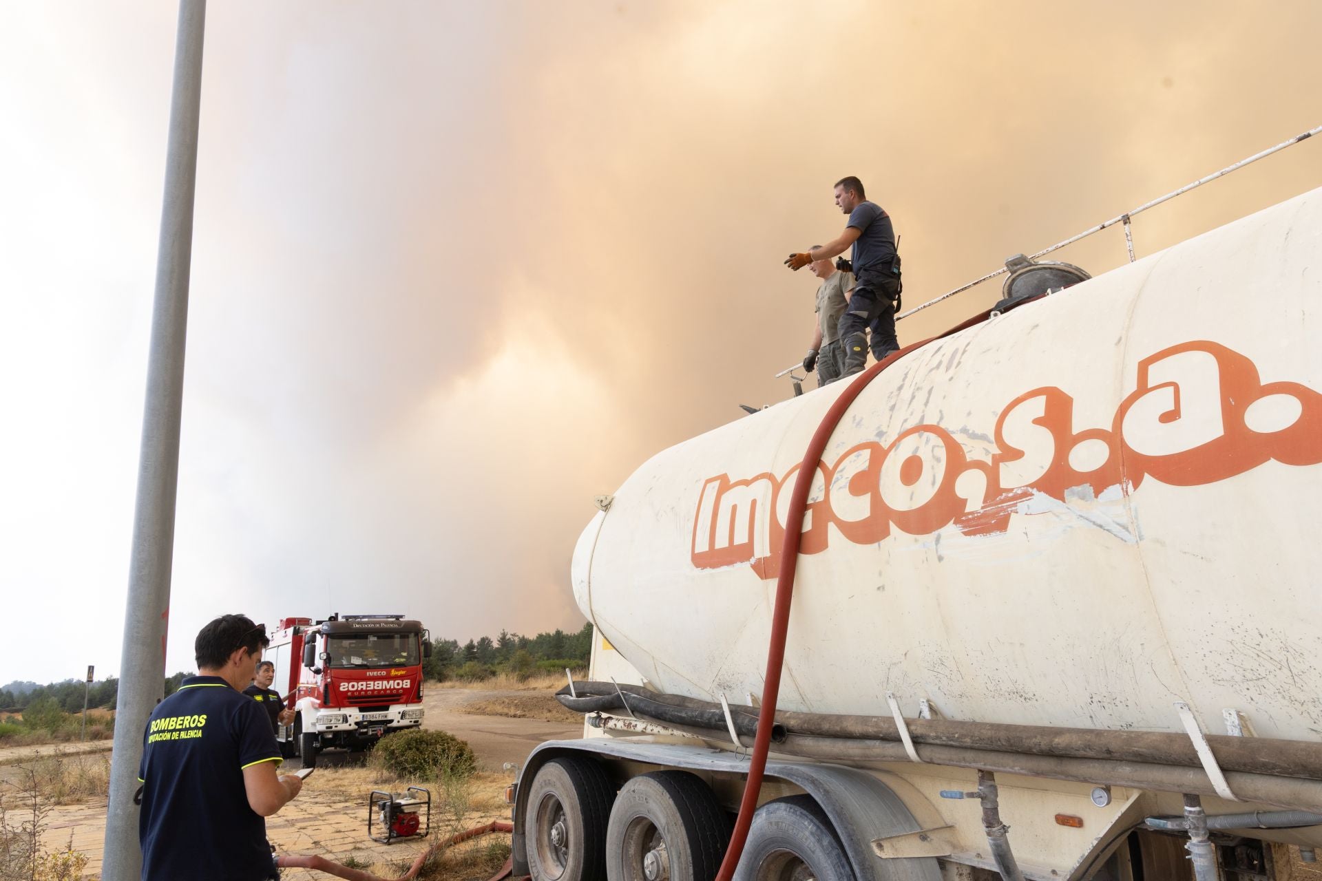 Las imágenes del incendio de Canalejas
