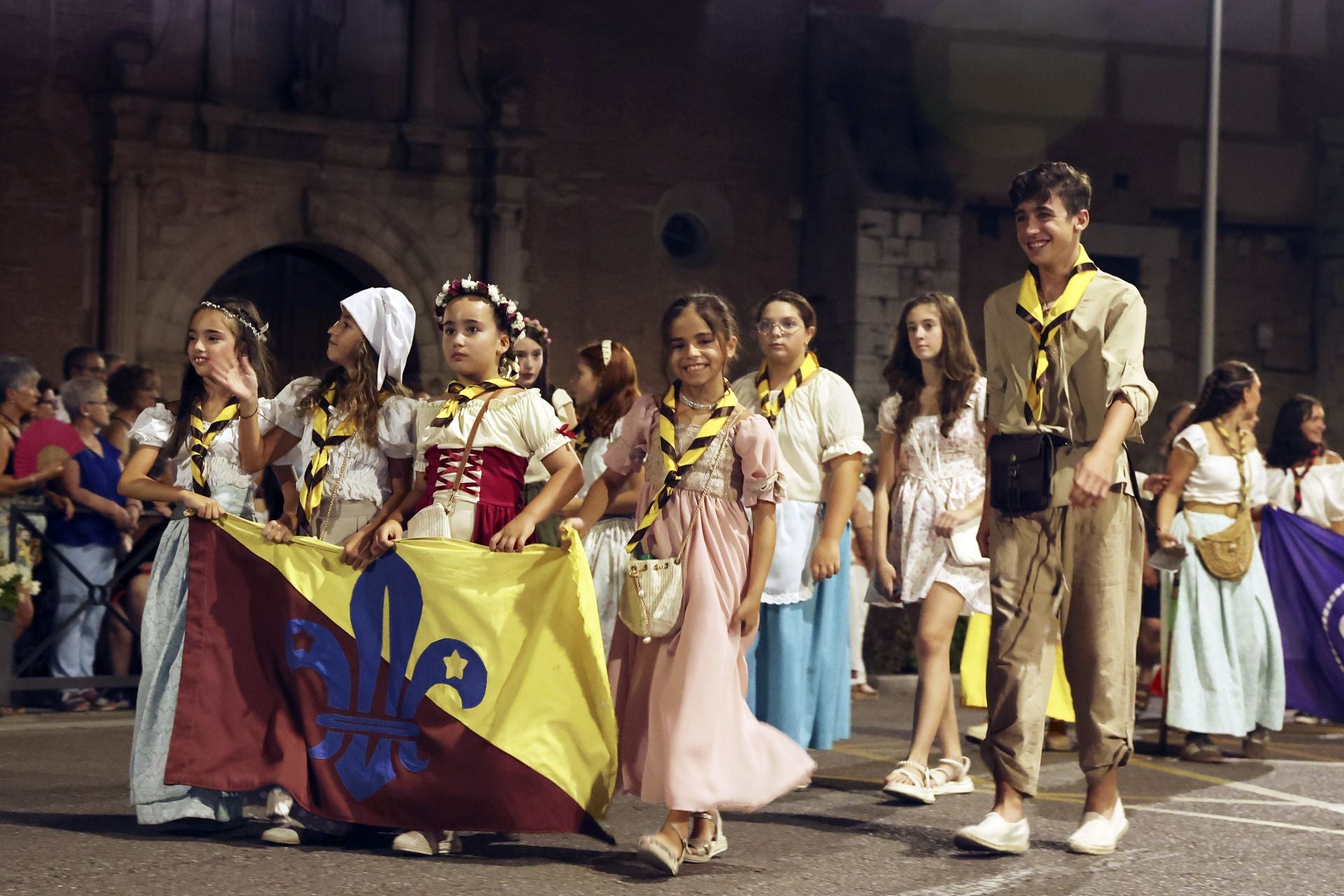 Recreación de la quema de Medina del Campo en la Semana Renacentista