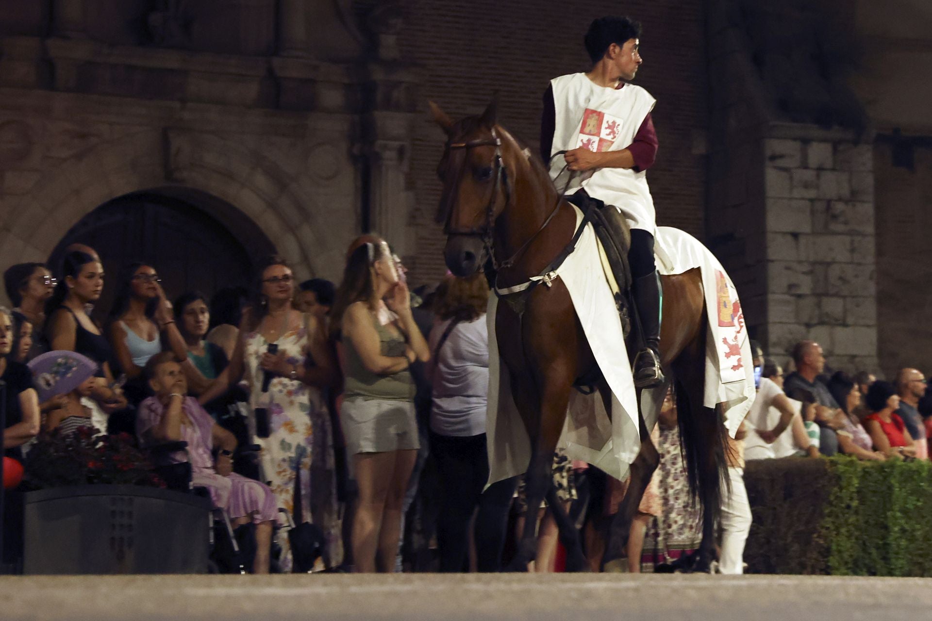 Recreación de la quema de Medina del Campo en la Semana Renacentista