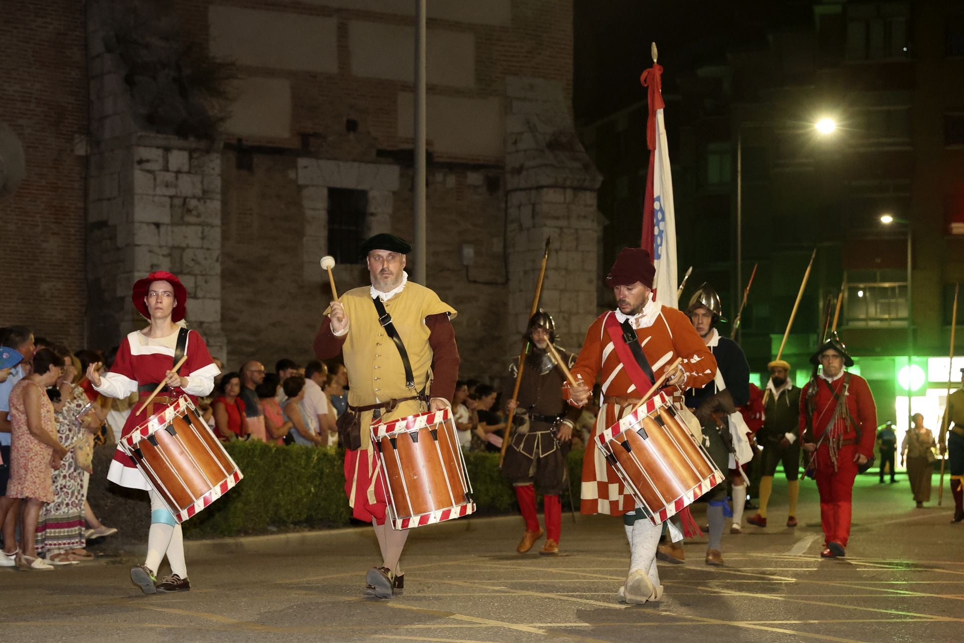 Recreación de la quema de Medina del Campo en la Semana Renacentista