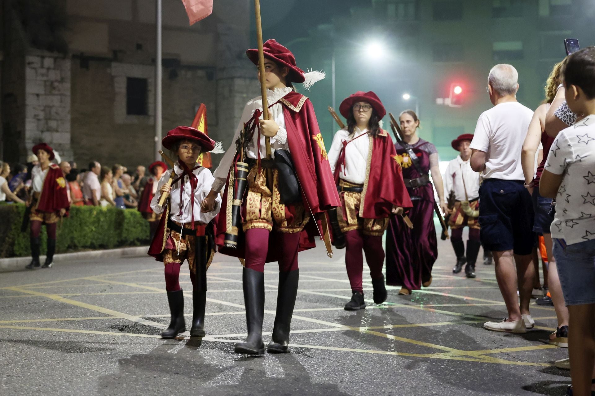 Recreación de la quema de Medina del Campo en la Semana Renacentista