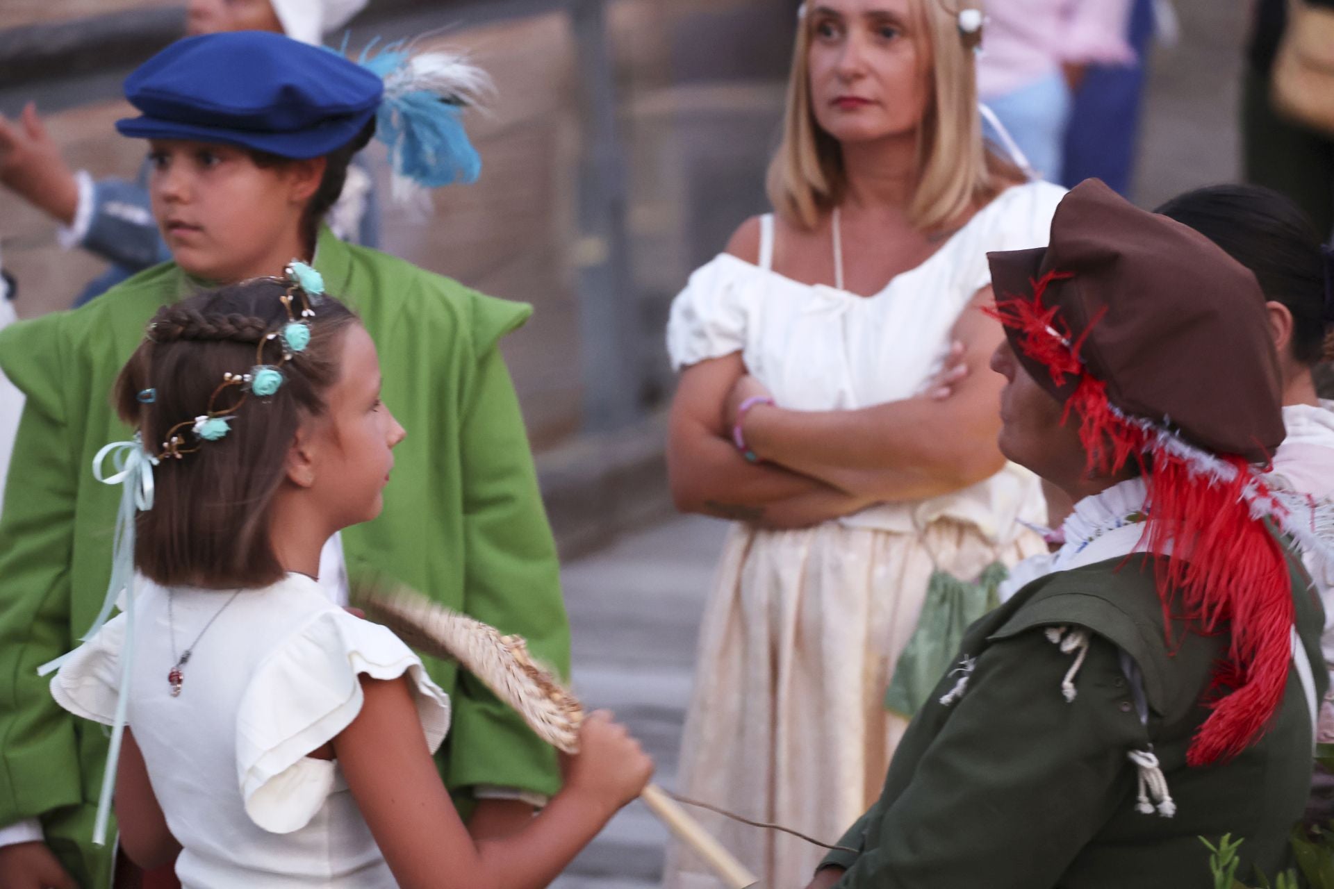 Recreación de la quema de Medina del Campo en la Semana Renacentista