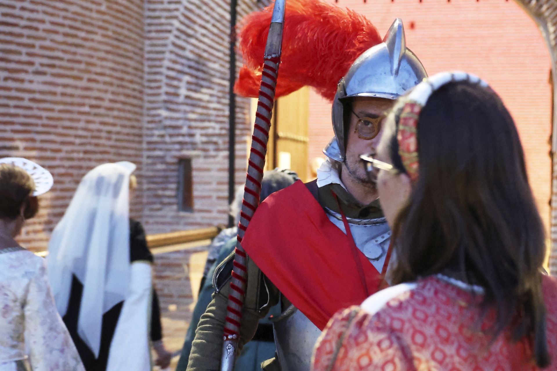Recreación de la quema de Medina del Campo en la Semana Renacentista