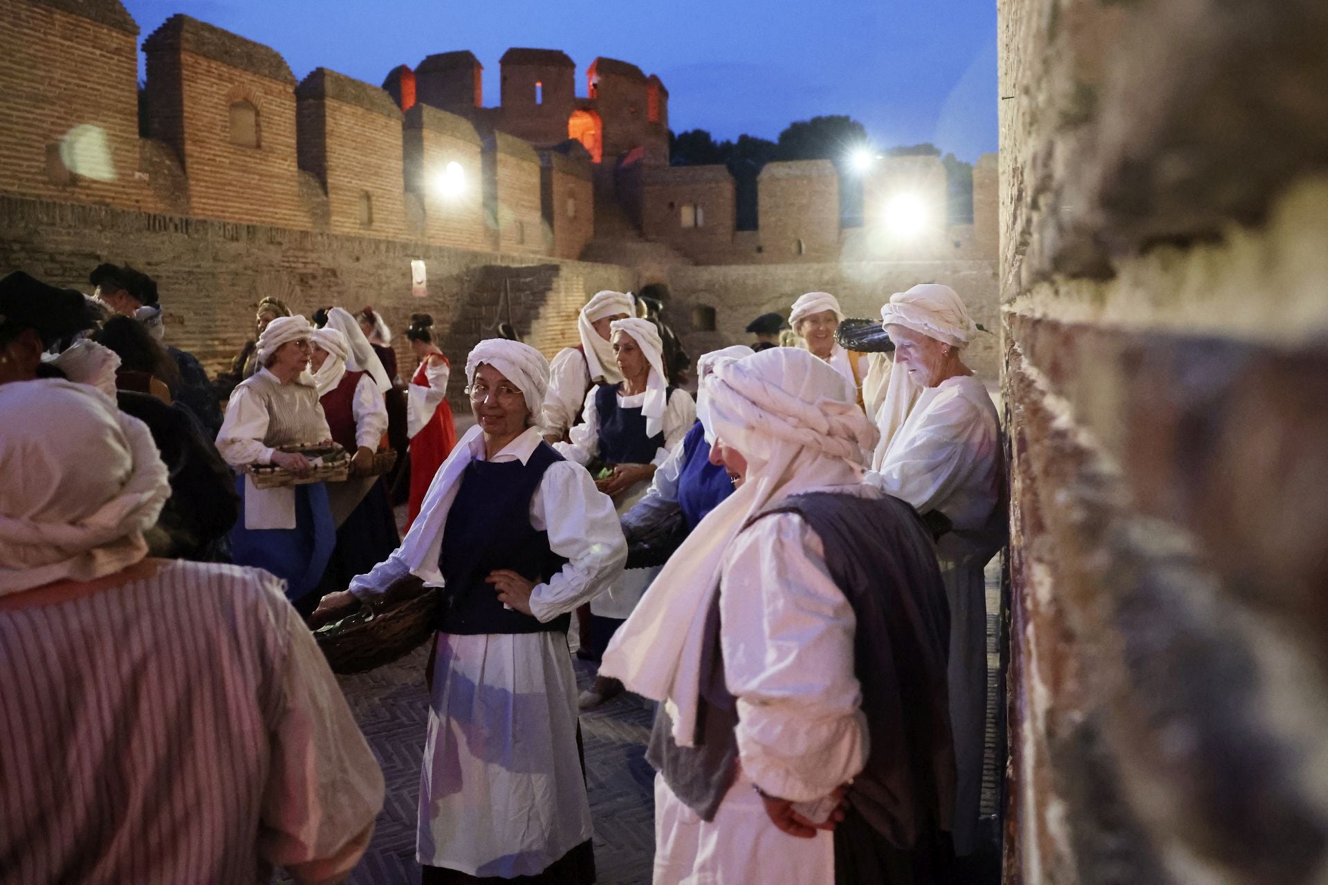 Recreación de la quema de Medina del Campo en la Semana Renacentista