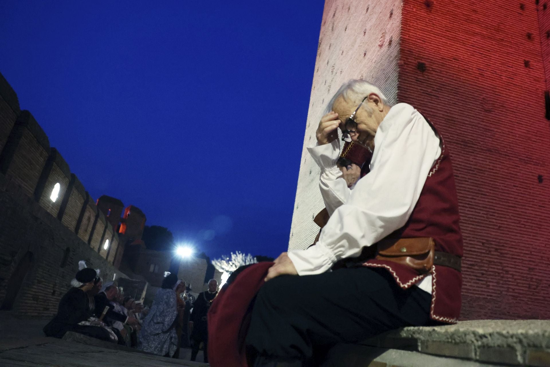 Recreación de la quema de Medina del Campo en la Semana Renacentista