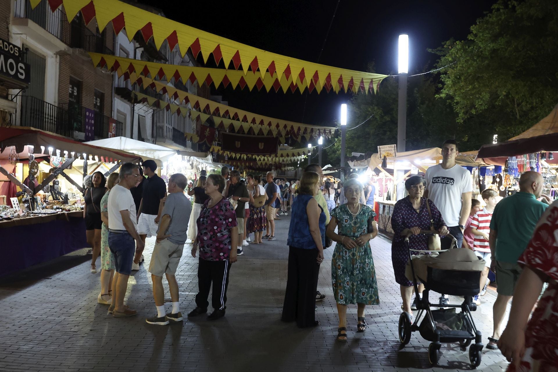 Recreación de la quema de Medina del Campo en la Semana Renacentista