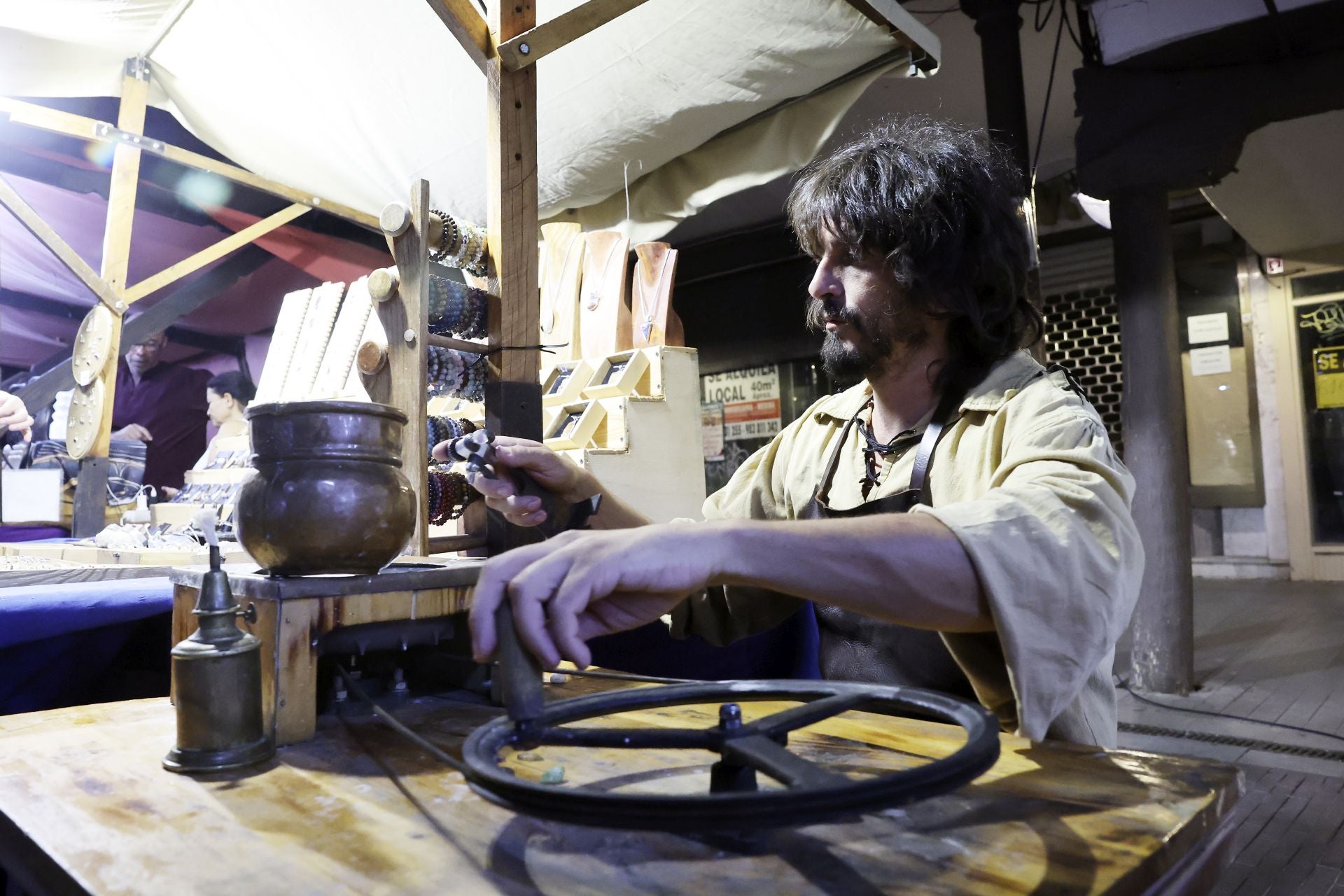 Recreación de la quema de Medina del Campo en la Semana Renacentista