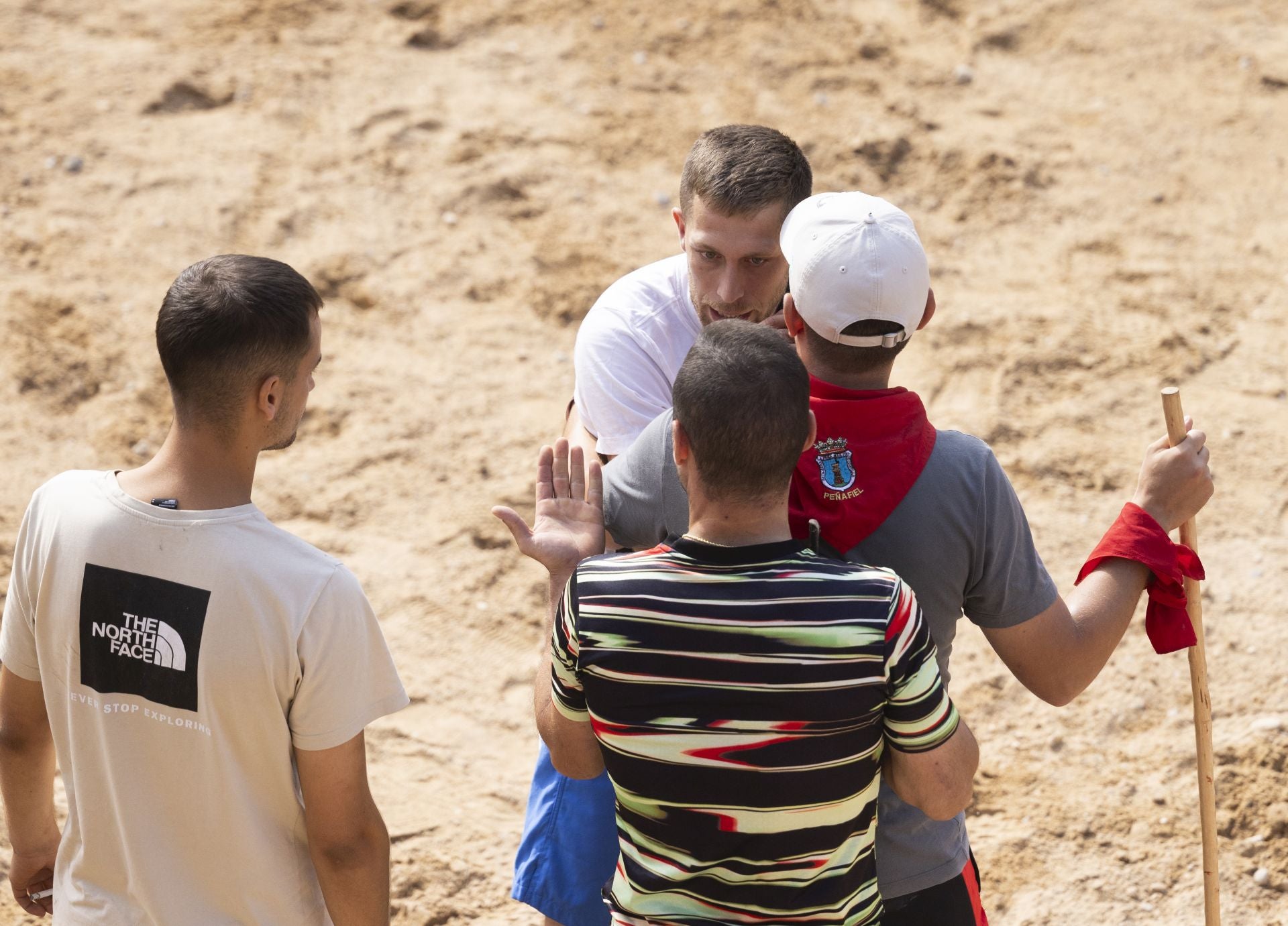 Encierro y capea del domingo en las fiestas de Peñafiel