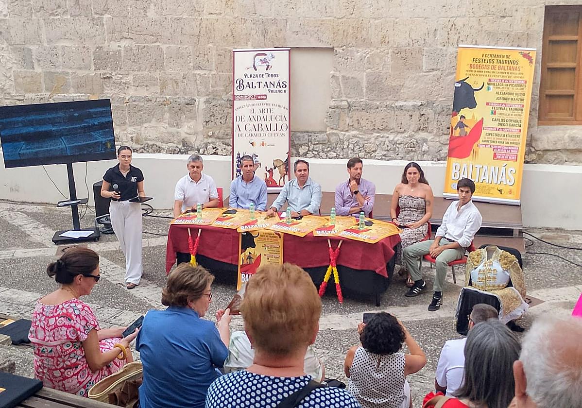 Presentación de los festejos taurinos en Baltanás.