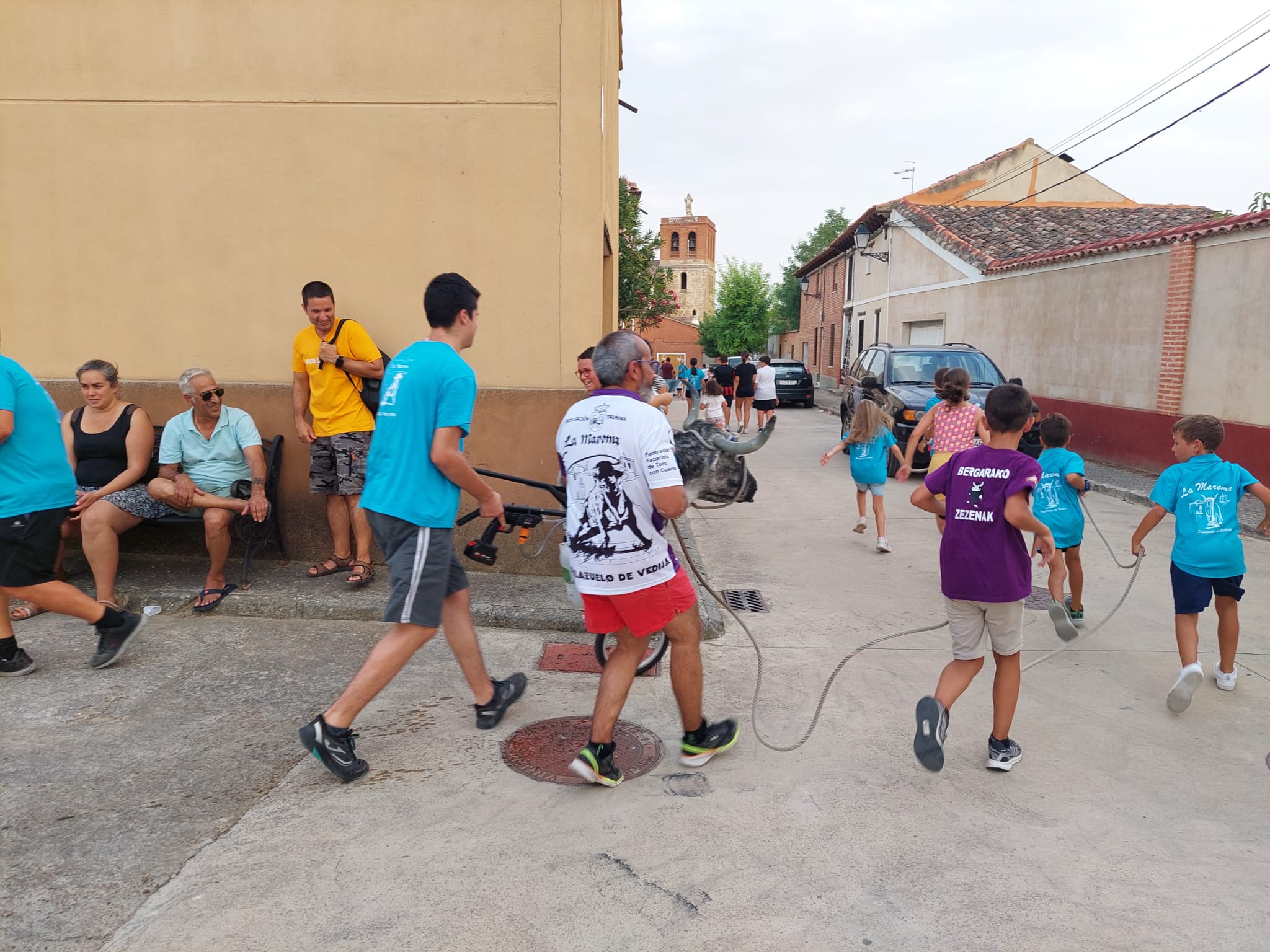 Un juego llamado vaca enmaromada