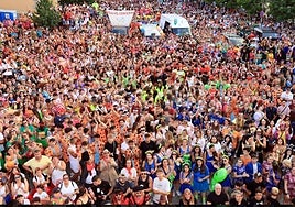 Inauguración de las fiestas de La Granja el año pasado