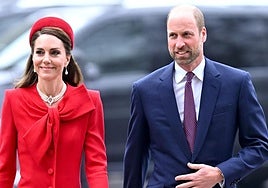 Kate Middleton y el Príncipe Guillermo.