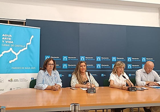 Presentación del congreso que se celebrará en Paredes de Nava, hoy en la Diputación.