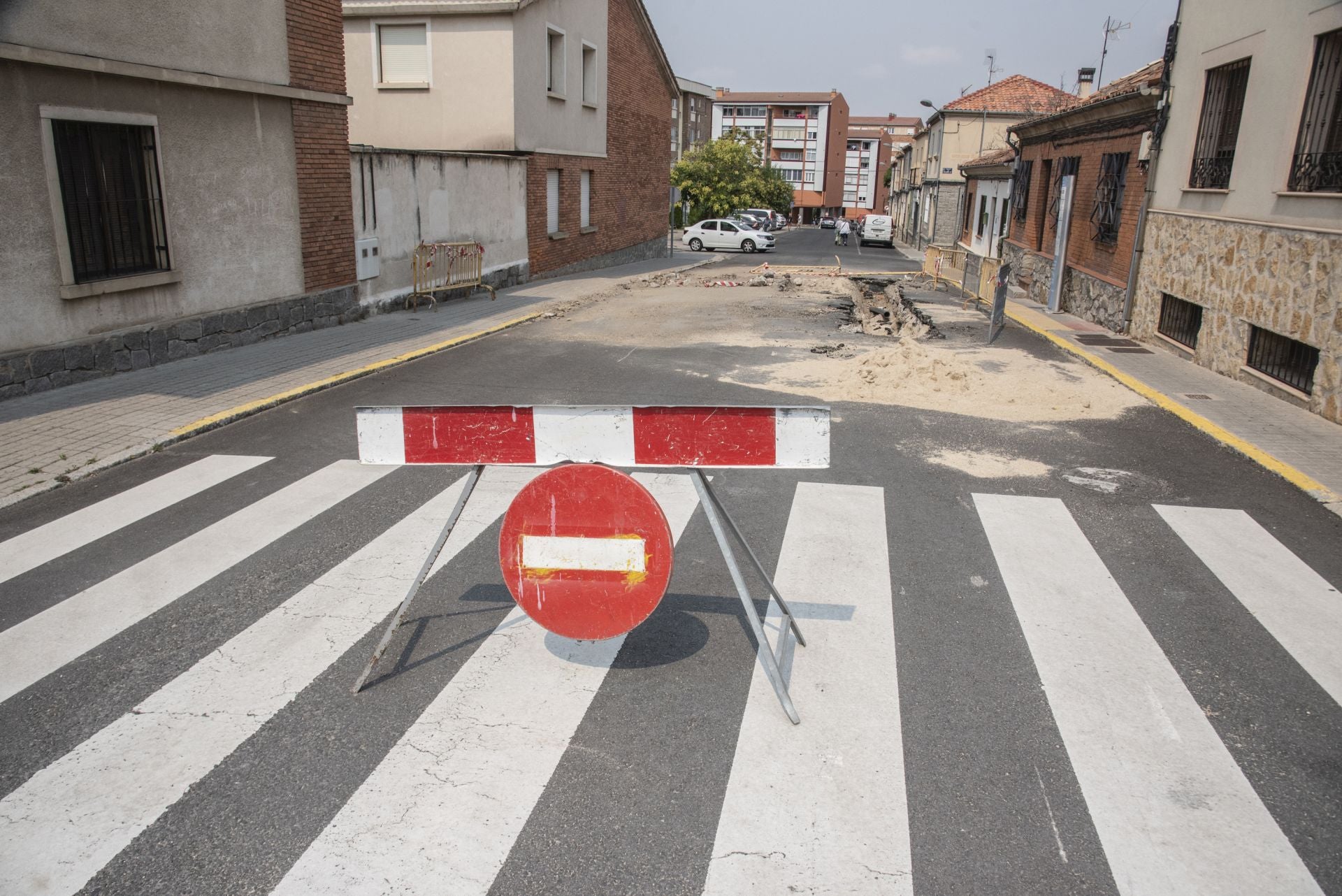 Jornada de atascos y calles cortadas en Segovia