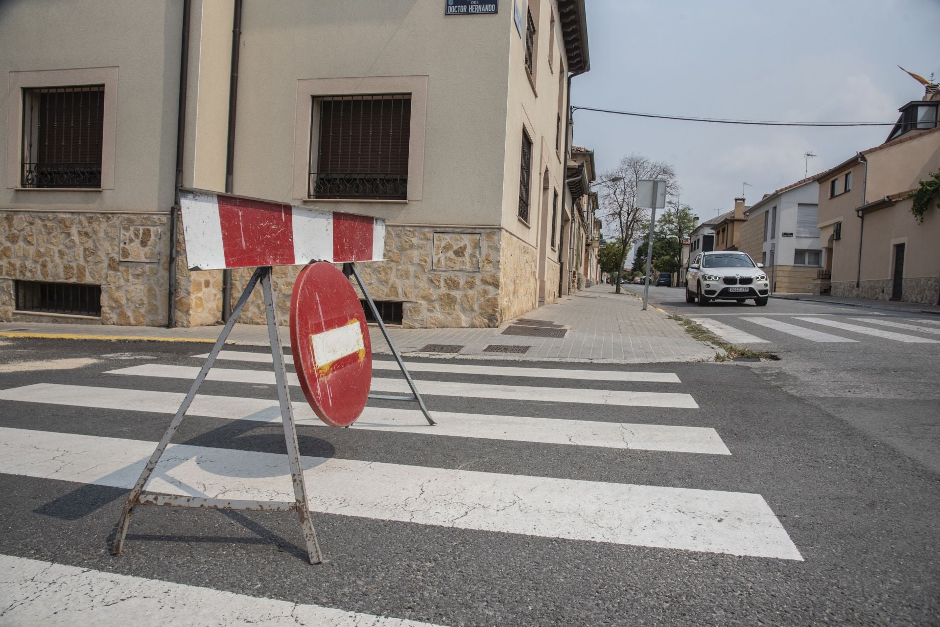 Jornada de atascos y calles cortadas en Segovia