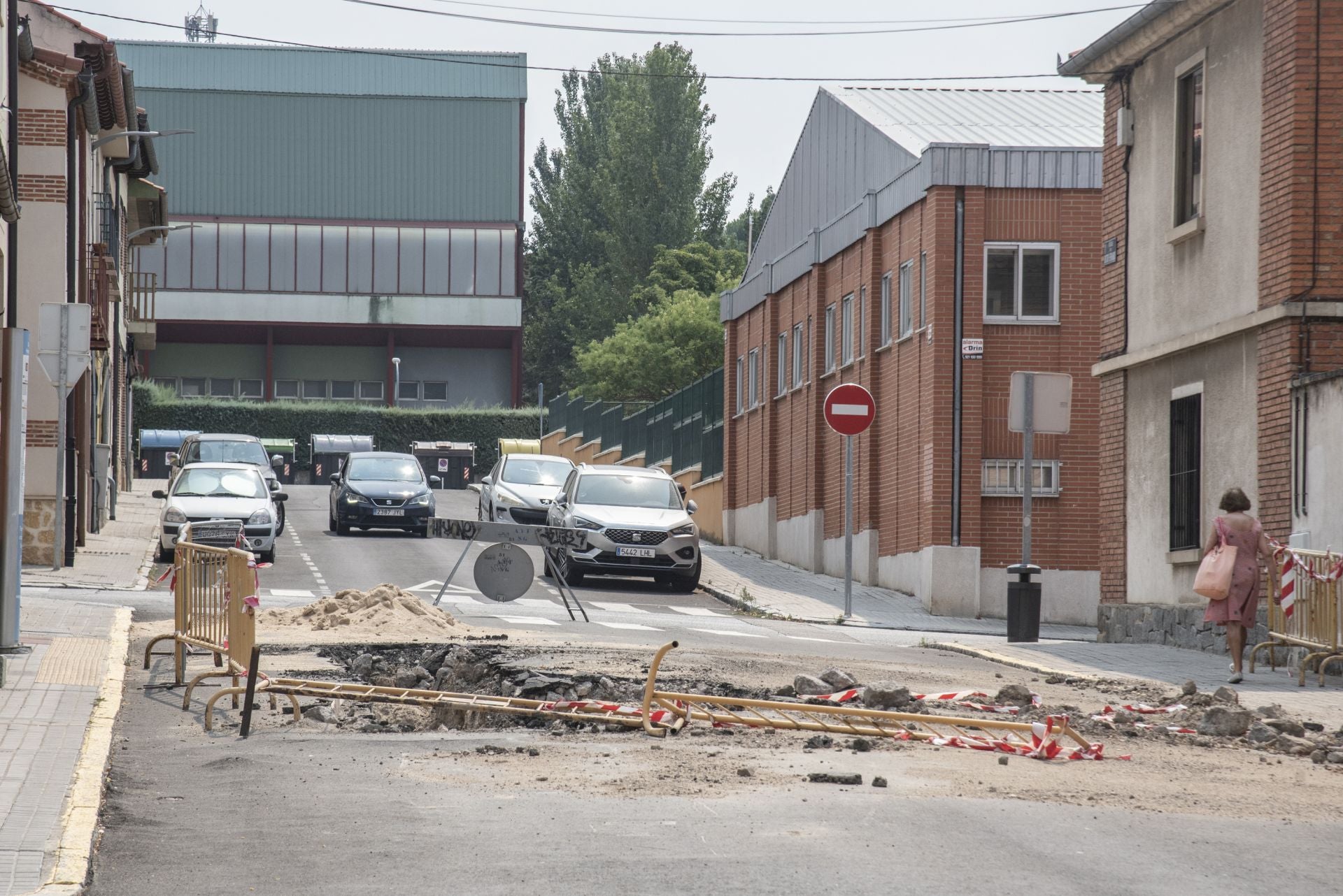Jornada de atascos y calles cortadas en Segovia
