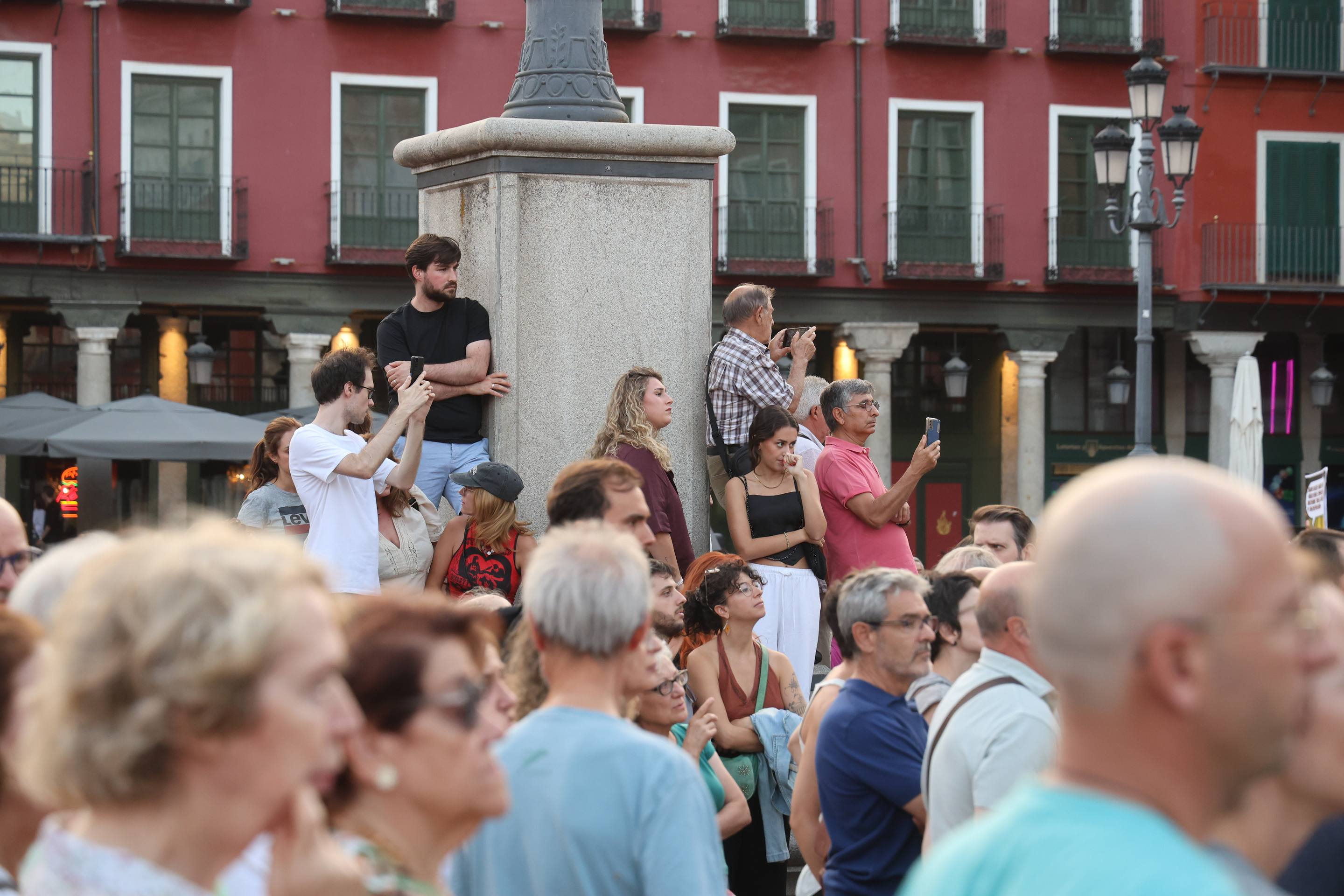Las imágenes de la manifestación contra la gestión de los incendios de Castilla y León