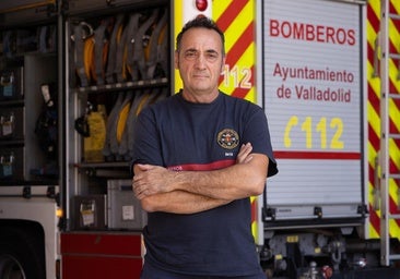 Un bombero vallisoletano en Lusio: «Ya no hay valle, los vecinos están frenando el fuego en sus pueblos»