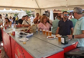 Ambiente en la Feria de Día, en las fiestas de San Antolín del año pasado.