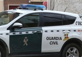 Coche de la Guardia Civil en Segovia.