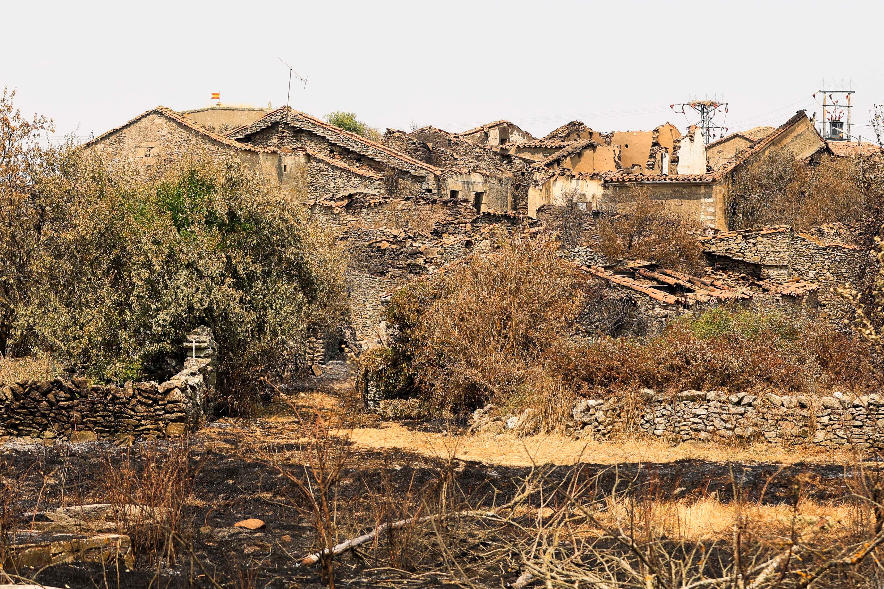 Las imágenes del mayor incendio en la provincia de Salamanca