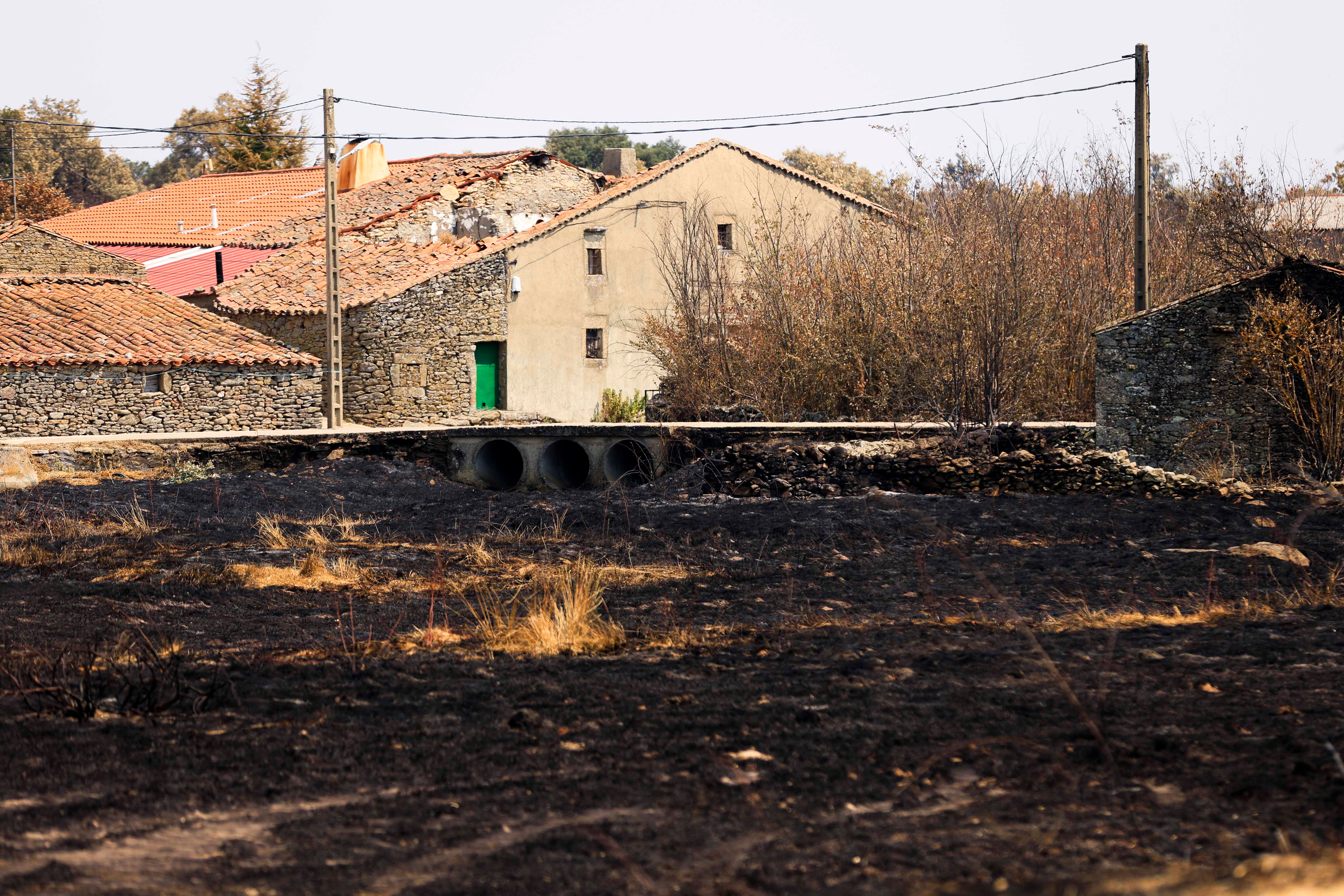 Las imágenes del mayor incendio en la provincia de Salamanca