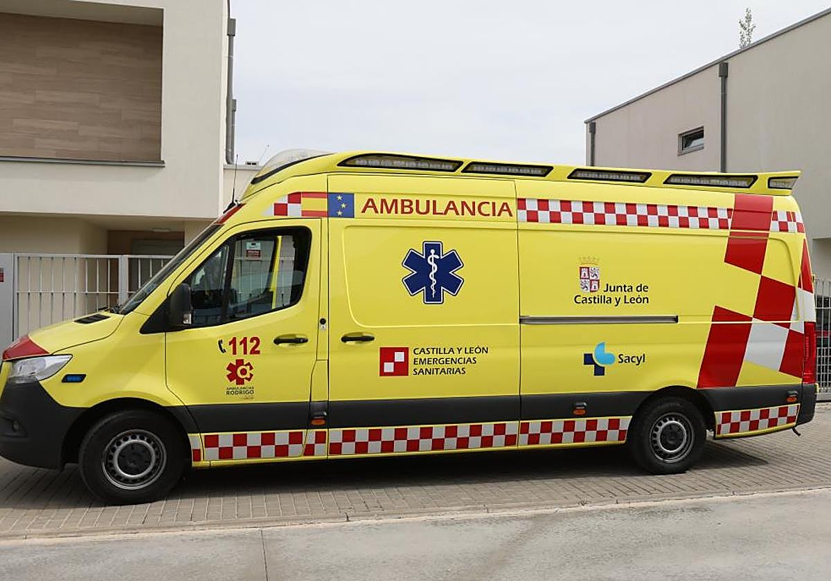 Una ambulancia de Sacyl en una de las salidas en una imagen de archivo.