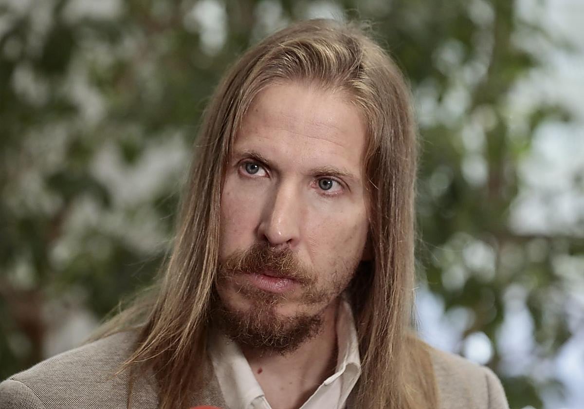 El portavoz de Podemos, Juan Pablo Fernández Santos, en una foto de archivo.