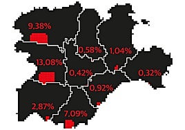 Extinción del fuego en el incendio de Canalejas, el pasado 17 de agosto.