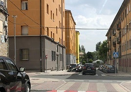 Cruce de las calles Atenas y París, en el barrio de San José.