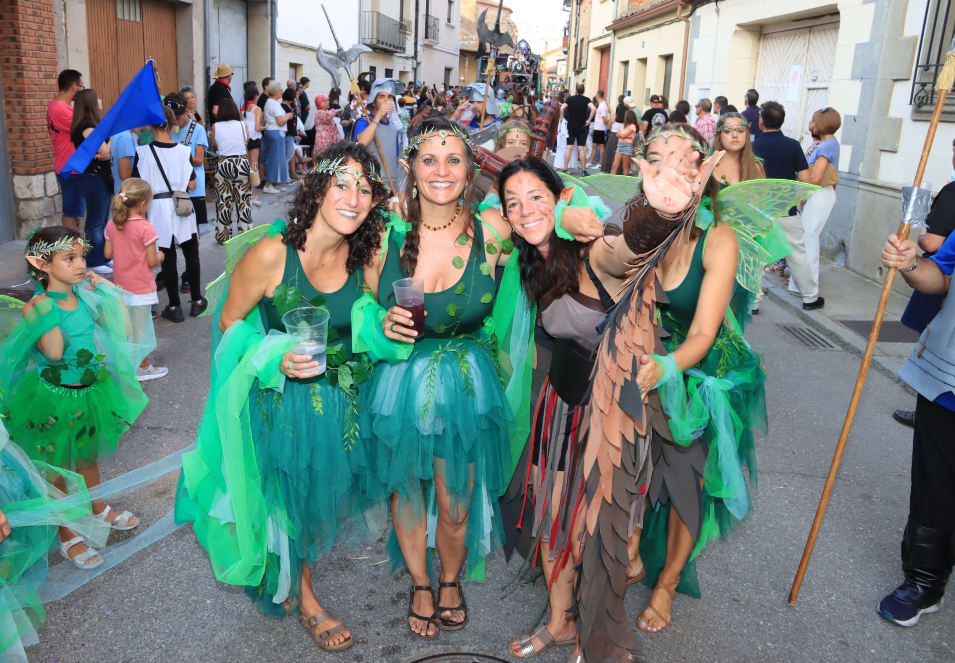 Fotografías del gran desfile de carrozas en Fuentepelayo