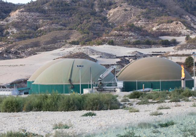Imagen de archivo de una planta de biometano en funcionamiento.