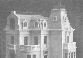 Así era el edificio que rifaba el Asilo de Caridad junto con la Lotería del 23 de diciembre de 1912.