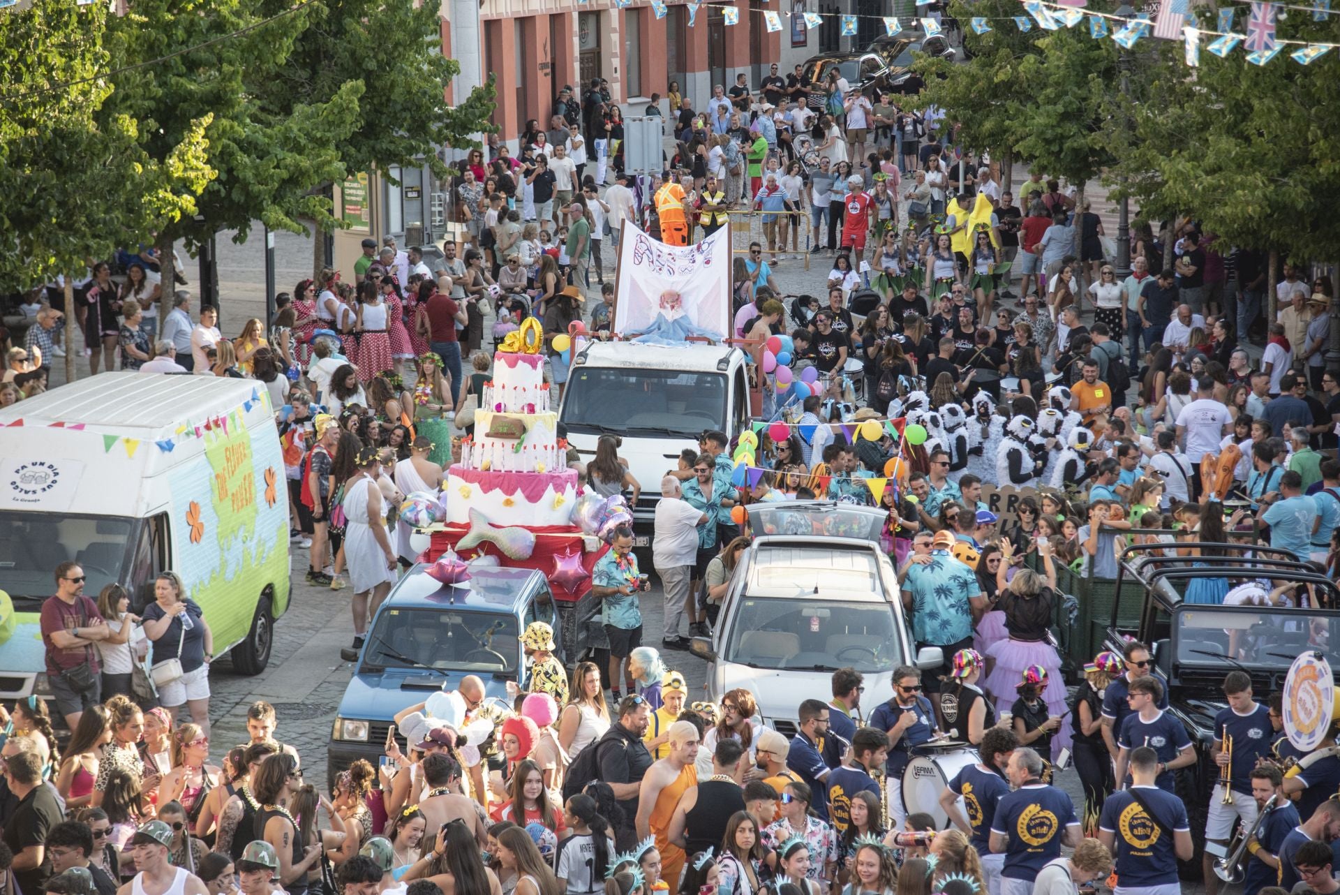 Fotos del inicio de las fiestas de La Granja de San Ildefonso