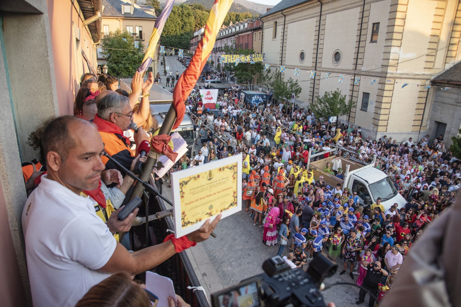 Fotos del inicio de las fiestas de La Granja de San Ildefonso