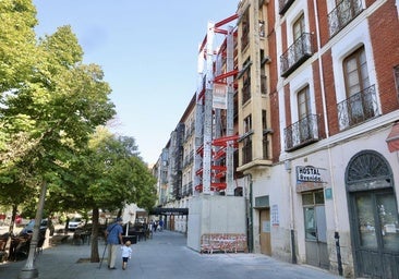 La ampliación del Hotel Colón Plaza se materializa con el vaciado del inmueble