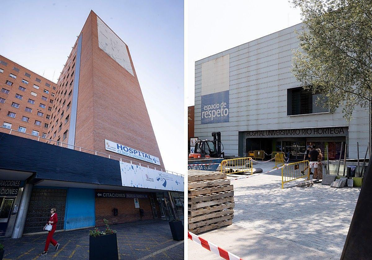 Hospitales Clínico y Río Hortega de Valladolid.