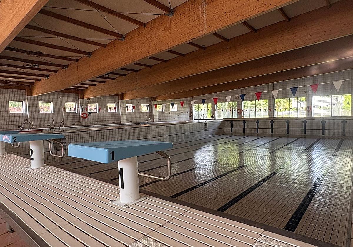 Vaso grande de la piscina de Parquesol.