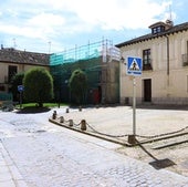 Plaza de Guevara, en el casco antiguo de Segovia.