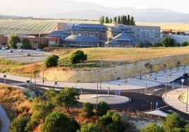 Terrenos junto al Hospital General que ocupará la futura central de biomasa de Segovia.