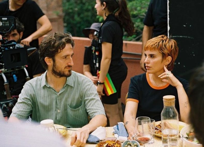 Joan Amargós y Verónica Echegui en el rodaje de la serie 'A muerte' de Amazon Prime