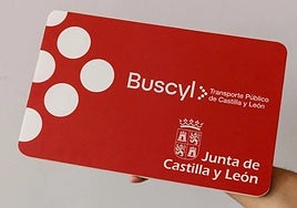 Nueva tarjeta de transporte público Buscyl.