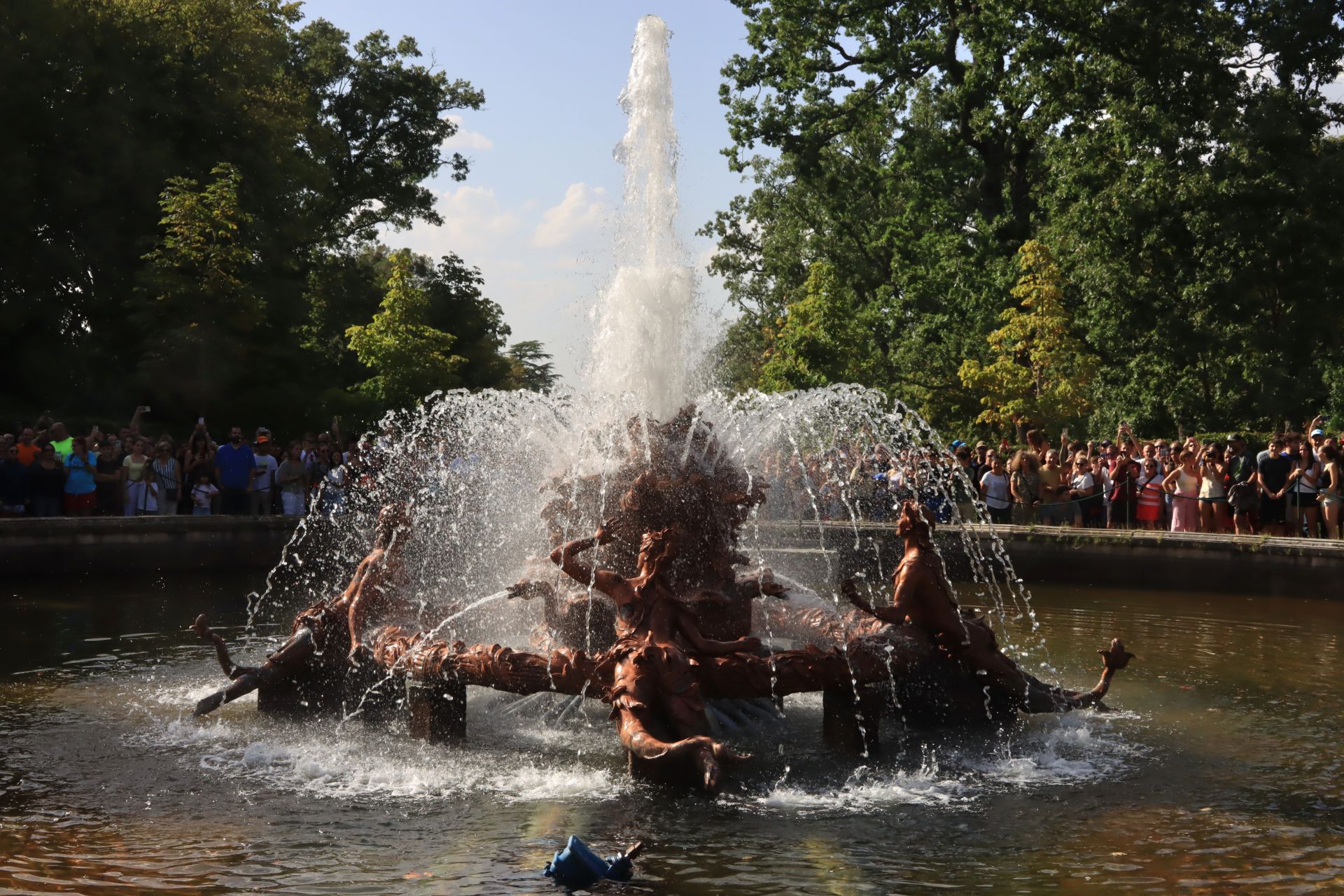 Las fuentes de La Granja, en imágenes